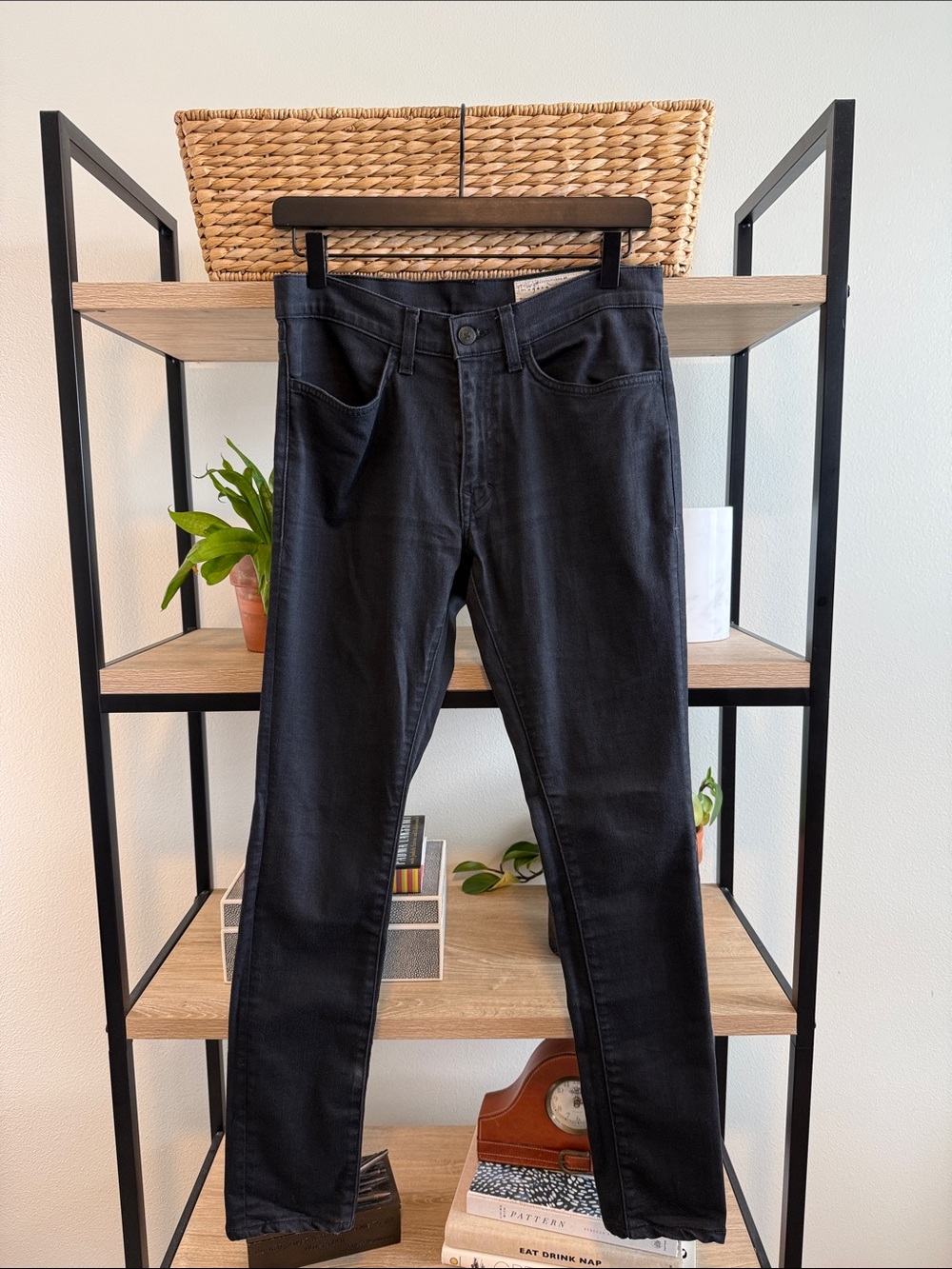 Imogene + Willie Imogene Slim Mid-Rise Handmade in USA Washed Black Jeans, 28